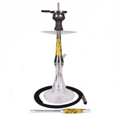 Ναργιλές AMY Deluxe Galactic Steel S 1200 Yellow 42cm